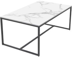 Opulence Eettafel Opulence - Marmer look - Uitschuifbaar - 150 to 180cm - Wit
