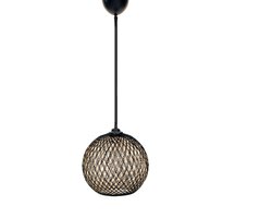 Opviq – 190 JES – Jute hanglamp – Bruin/Ecru/Zwart