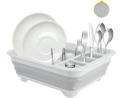 Opvouwbaar Afdruiprek voor Borden en Bestek - Compact voor Keuken, Camping en Caravan
