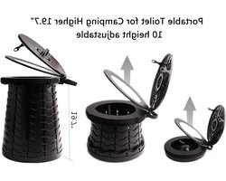Opvouwbaar camping toilet urinoir unisex voor auto - Hygiënische emmer voor mannen en vrouwen
