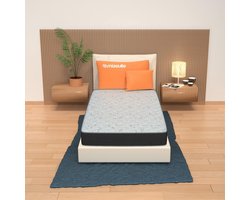 Opvouwbaar Eenpersoons Matras 80x200 cm, 13 cm Dik, Waterfoam voor Kinderbed en Medisch Gebruik