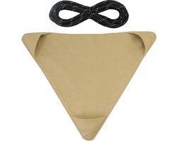 Opvouwbaar - Statief - Kruk Met Doek - Zitting - Stof - Waterdicht Canvas - Beige