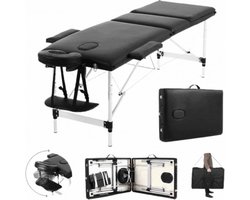 Opvouwbare Beauty Bed & Massagetafels | Schoonheidssalon tafel Draagbaar | Club Tafel vor werk in Beauty Saloon - tectake - 2-zones massagetafel - 4cm matras