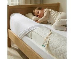 Opvouwbare bedhek, Valbeveiliging – 132 cm Baby Reisvalbescherming Bedkantbescherming voor Kinderbed Kinder Valbeveiliging Bedrol Schuim Bescherming Tegen Vallen Oeko-Tex