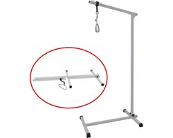 Opvouwbare bedpapegaai met voet - Bedheffer opvouwbaar - Bedgalg - Bedsteun - Bed papegaai - bedoptrek