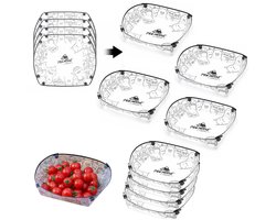 Opvouwbare bordenset – 20 stuks – Draagbare inklapbare borden – Voor lunch & familiepicknicks – Afmeting 20×19×5,5 cm