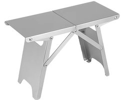 Opvouwbare campingkruk, roestvrij staal inklapbare kruk soms outdoor viskruk stoel voor picknick Bbq vaak wandelen