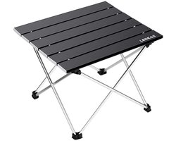 Opvouwbare Campingtafel - Lichtgewicht Aluminium Tafelblad - Inclusief Draagtas - Compact & Draagbaar - Voor Kamperen, Picknick, Strand, Koken, Vissen & Wandelen