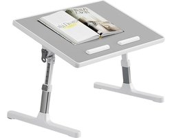 Opvouwbare computertafel voor bed en bank – Verstelbare hoogtes en hoeken, ideaal voor werken en studeren