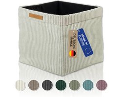 Opvouwbare Corduroy Opbergbox voor Kallax Kast 33x33x31 cm met Fleece Bodem