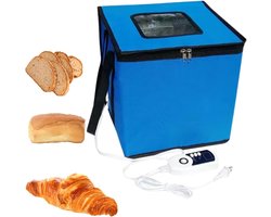 Opvouwbare deegerbox - Fermentatiebox - Blauw - Groot