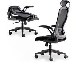 Opvouwbare Ergonomische Bureaustoel – Compact Comfort Voor Kleinere Ruimtes | Ademend Mesh & Geschikt Voor Volwassenen & Kinderen | Gaming & Kantoor