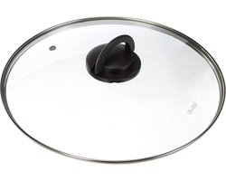Opvouwbare glazen deksel voor pannen 28 cm