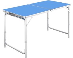 Opvouwbare Kampeertafel - Klaptafel Camping - Buiten Koken - Hoogte Verstelbaar - 120x60cm - A