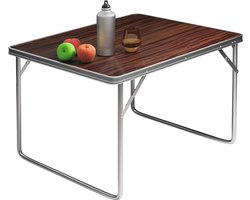 Opvouwbare Kampeertafel voor Buiten - Lichtgewicht Eettafel 80x60 cm