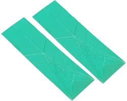 Opvouwbare keukengereedschap maatlepel set - 3-in-1 multifunctioneel design - Groot formaat - Groen