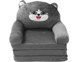 Opvouwbare Kinderbank - Kinderslaapbank Kinderfauteuil - Ontspannen en Spelen - 2-in-1 Slaapbank - 50 x 38 x 21 cm - Multicolor