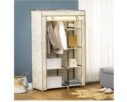 Opvouwbare Kledingkast - Trendy Style - 6 Vakken - Zwart