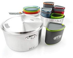 Opvouwbare Kook- en Diner Set voor 4 Personen - Ideaal voor Camping en Backpacking