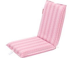 Opvouwbare ligstoel - Strandstoel inklapbaar - Ontspannen aan het water - 5 verstelbare posities - 104 x 46 cm - Roze