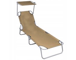 Opvouwbare ligstoel voor tuin, terras en balkon - comfortabel & verstelbaar