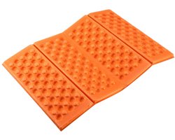 Opvouwbare mat voor buiten - Draagbare lichtgewicht mini waterdichte opvouwbare mat - Mat voor patiostoelen - Slaapmat van schuimrubber - Waterdichte schuimmat - Geschikt voor tuin, terras, picknick, strand en zwembad - Oranje