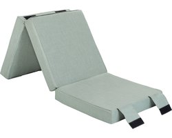 Opvouwbare Matras - Volwassen Reizend Vouwmatras - Logeermatras Opvouwbaar – Zetelbed - Opvouwbaar Logeerbed 1 Persoons - Logeerbed