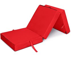 Opvouwbare Matras - Volwassen Vouwmatras - Logeermatras Opvouwbaar - Zetelbed - logeermatrassen - logeer matras - Opvouwbaar Logeerbed 1 persoons