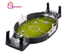 Opvouwbare Mini Voetbaltafel Set – Tafelvoetbal Spelletjes Voor Thuis – Kids & Familie Fun – 3 Ballen & 4 Stangen – 48051