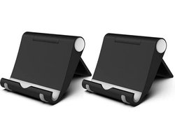 Opvouwbare Mobiele Telefoonstandaard, Verstelbare Telefoonhouder, 2 Stuks - Geschikt voor Tafel, Compatibel met iPhone 13/Mini/Pro/Max, 12/11/SE/Xs Max, Samsung, Huawei, Tablets en Andere Smartphones (4-9,7 inch)