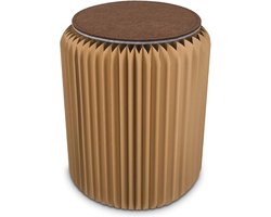 Opvouwbare Opberg Poef - Hocker – Bench – Bench with Storage space - Zitkist – Woonkamer accessoires  42x36cm