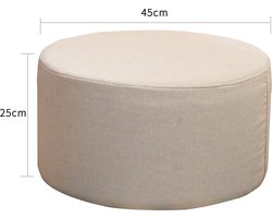 Opvouwbare Opberg Poef - Hocker – Bench – Bench with Storage space - Zitkist – Woonkamer accessoires    45 x 45 x 25 cm