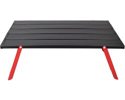 Opvouwbare Outdoor Tafel - Kampeertafel Roltafel - Buiten Koken - Ultralicht Aluminium - 44 x 7 x 7 cm - Zilver