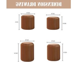 Opvouwbare Papieren Kruk - Bijzettafel Kruk - Extra Zitplaatsen Creëren - Honingraat Ontwerp - 157 inch - Wit