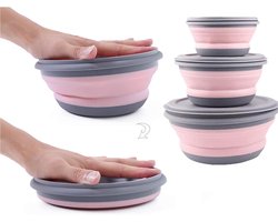 Opvouwbare Siliconen Kom - Voor Keuken en Picknick - 1 Stuk - Multifunctioneel
