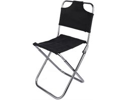 Opvouwbare stoel - Kleine campingstoel - Outdoor recreatie - Hoge draagkracht - 34 cm opgevouwen - Geel