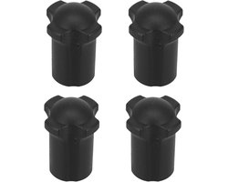 Opvouwbare Stoel Poten Beschermers - 4 Stuks Rubber Voetjes voor Campingstoelen en Tafel - Bescherming en Stabiliteit voor Buitengebruik