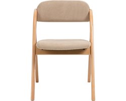 Opvouwbare Stoelen 2 Stuks 52,5x60x79cm Stoel Khaki Hout Padded Zit Extra Stoelen Opvouwbaar Afneembare Hoezen Keuken Kantoor Bruiloft Picknick