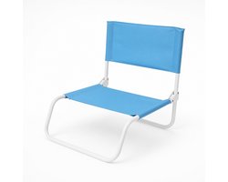 Opvouwbare Strandstoel - Lage Campingstoel - Lichtgewicht - Blauw