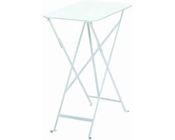 Opvouwbare Tafel - Buitenmeubel - Terras Gebruik - Ruimtebesparend Design - 37 x 57 cm - Katoen Wit