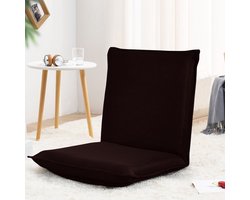 “Opvouwbare Tatami Vloerstoel – Verstelbare Stoel met 6 Posities, Comfortabele Zitstoel 44 x 54,5 x 53,5 cm, Verkrijgbaar in 6 Kleuren”