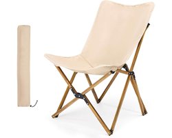 Opvouwbare Vlinderstoel - Campingstoel Loungestoel - Ontspannen Buiten Zitten - Lichtgewicht Aluminium Frame - Compact Opvouwbaar