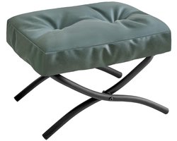 Opvouwbare voetenbank - Zacht en duurzaam - 1 stuk - Imitatiesuède