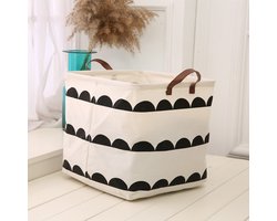 Opvouwbare wasmand met opbergtas – een opbergmand met handvatten Geschikt voor het organiseren van dekbedden, beddengoed, dekens en kleding.