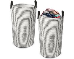 Opvouwbare wasmand - ronde wasmand voor kinderen - set van 2