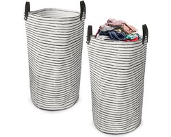 Opvouwbare wasmand - ronde wasmand voor kinderen - set van 2