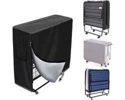 Opvouwbare Waterdichte Deken voor Klapbed 99 x 38 x 114 cm - Oxford-stof - Zwart