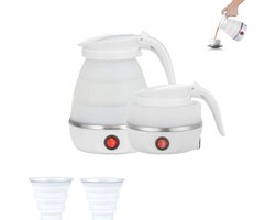 Opvouwbare Waterkoker voor Camping en Reizen - Draagbare Elektrische Siliconen Waterkoker 0,6L