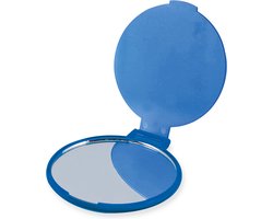 Opvouwbare zakspiegel blauw - Make-up spiegel - Handspiegel - Reisspiegel - Mini spiegel - Klapspiegel