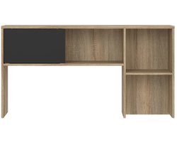 Opzetkast Function Plus met 1 Schuifdeur Eikenlook/Zwart - Giga Living